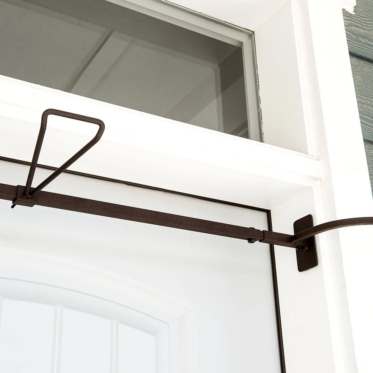 7.5" X 43" Hickory Brown Slim Single Door Garland Christmas Hanger 9 7.5" X 43" Hickory Brown Slim Single Door Garland Christmas Hanger - Image 7