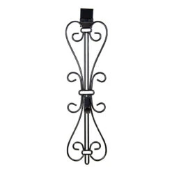 19.5" Black Decorative Adjustable Wreath Hanger 11 19.5" Black Decorative Adjustable Wreath Hanger -Optimal Christmas Shop dvlc v 20537 blk 003 21669.1667604809