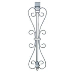 19.5" Silver Decorative Adjustable Wreath Hanger -Optimal Christmas Shop dvlc v 20537 slv 004 22695.1667604816