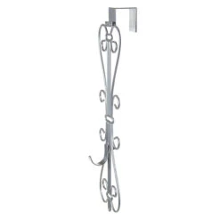 19.5" Silver Decorative Adjustable Wreath Hanger -Optimal Christmas Shop dvlc v 20537 slv 005 93773.1667604816