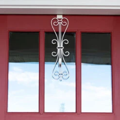 19.5" White Unique Adjustable Christmas Wreath Hanger -Optimal Christmas Shop dvlc v 20537 wht 008 39192.1667557003