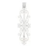 19.5" White Decorative Adjustable Wreath Hanger -Optimal Christmas Shop dvlc v 20569 wht 001 32069.1667604819