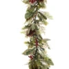 9' Green Christmas Winter Frost LED Artificial Garland - Pre-Lit -Optimal Christmas Shop dvlc v 20679 001 07554.1667667504