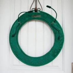 17" Basil Green Christmas Deluxe Door Saver Protective Wreath Pad -Optimal Christmas Shop dvlc v 21102 rs 006 08979.1686180029