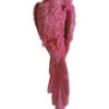 15" Pink Glittered Cockatoo Bird With Closed Feathers Christmas Ornament