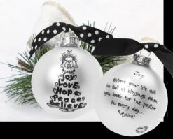 "Christmas Tree" Marci Glass Christmas Ball Ornament 2.75" (70mm) -Optimal Christmas Shop dwhi2050053 68469.1687381957