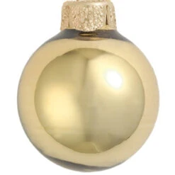 4ct Shiny Antique Gold Glass Ball Christmas Ornaments 4.75" (120mm) -Optimal Christmas Shop dwhi 27516 02 57533.1667684607
