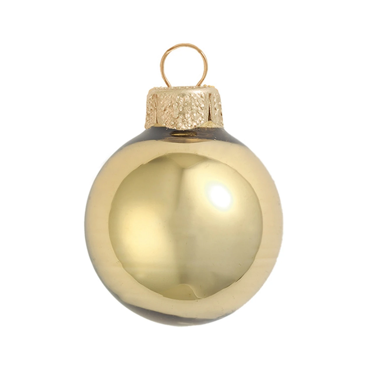 Shiny Antique Gold Glass Ball Christmas Ornament 7" (180mm) 3 Shiny Antique Gold Glass Ball Christmas Ornament 7" (180mm)