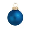 Matte Blue Delft Glass Ball Christmas Ornament 7" (180mm) -Optimal Christmas Shop dwhi 27618 1 81216.1667685093