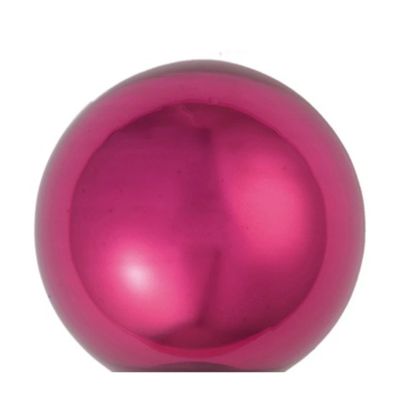 8ct Magenta Pink Glass Pearl Christmas Ball Ornaments 3.25" (80mm) 4 8ct Magenta Pink Glass Pearl Christmas Ball Ornaments 3.25" (80mm) - Image 2