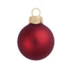 40ct Matte Burgundy Red Glass Ball Christmas Ornaments 1.5" (40mm) -Optimal Christmas Shop dwhi 27701 1 09375.1667685125
