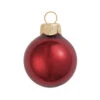 Pearl Burgundy Red Glass Ball Christmas Ornament 7" (180mm)