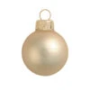 4ct Matte Champagne Gold Glass Ball Christmas Ornaments 4.75" (120mm) 2 4ct Matte Champagne Gold Glass Ball Christmas Ornaments 4.75" (120mm) -Optimal Christmas Shop dwhi 27746 1 11449.1667684589