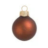 Matte Chocolate Brown Glass Ball Christmas Ornament 7" (180mm) 2 Matte Chocolate Brown Glass Ball Christmas Ornament 7" (180mm) -Optimal Christmas Shop dwhi 27788 1 72122.1667685100