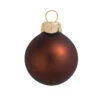 Matte Cocoa Brown Glass Ball Christmas Ornament 7" (180mm) -Optimal Christmas Shop dwhi 27828 1 59919.1667685102