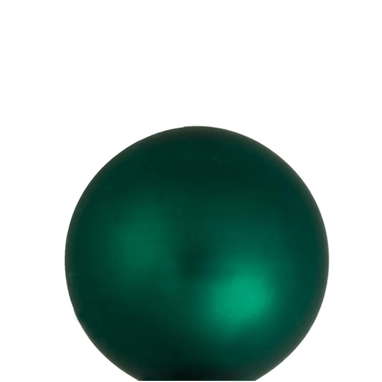 40ct Matte Emerald Green Glass Ball Christmas Ornaments 1.25 (30mm) 4 40ct Matte Emerald Green Glass Ball Christmas Ornaments 1.25 (30mm) - Image 2