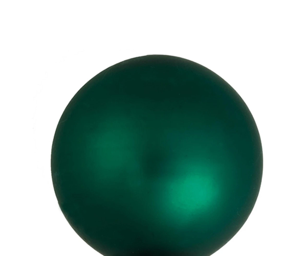 12ct Emerald Green Matte Glass Ball Christmas Ornaments 2.75" (70mm) 4 12ct Emerald Green Matte Glass Ball Christmas Ornaments 2.75" (70mm) - Image 2