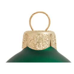 2ct Matte Green Xmas Glass Ball Christmas Ornaments 6" (150mm) -Optimal Christmas Shop dwhi 27957 03 46309.1667684564