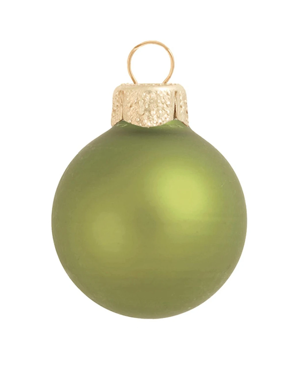 40ct Pale Green Matte Glass Christmas Ball Ornaments 1.5" (40mm) 3 40ct Pale Green Matte Glass Christmas Ball Ornaments 1.5" (40mm)