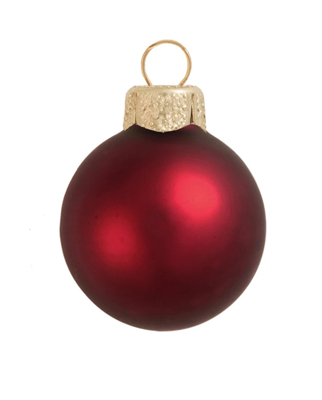 8ct Henna Red Matte Finish Glass Christmas Ball Ornaments 3.25" (80mm) 3 8ct Henna Red Matte Finish Glass Christmas Ball Ornaments 3.25" (80mm)