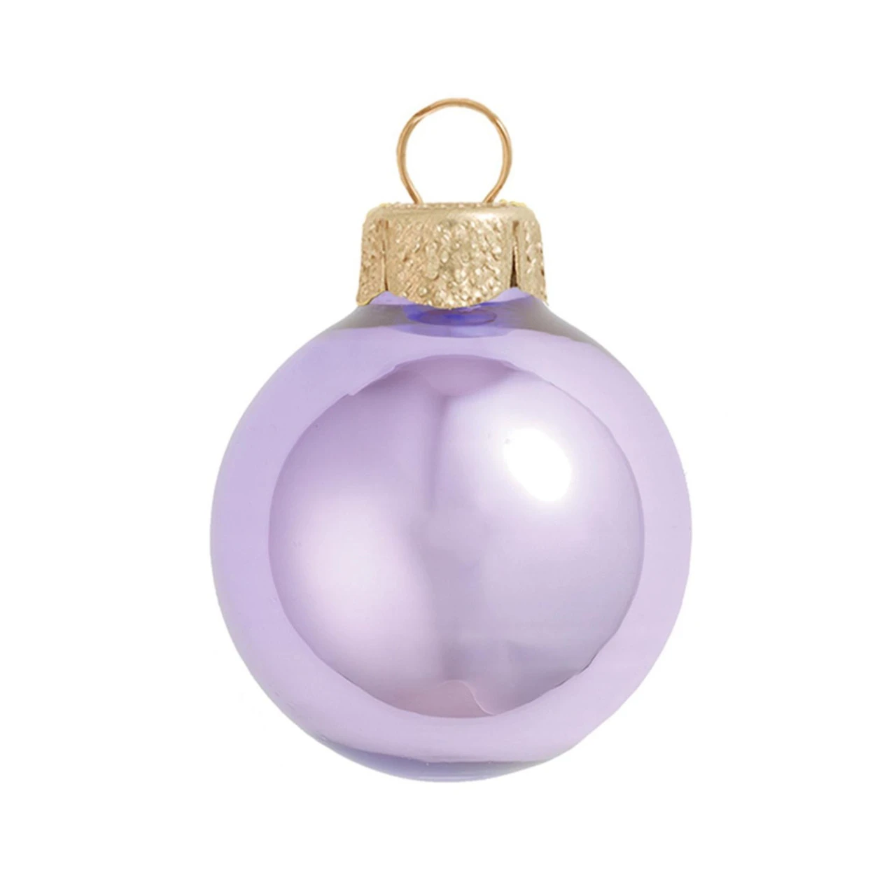 8ct Lavender Purple Pearl Glass Christmas Ball Ornaments 3.25" (80mm) 3 8ct Lavender Purple Pearl Glass Christmas Ball Ornaments 3.25" (80mm)