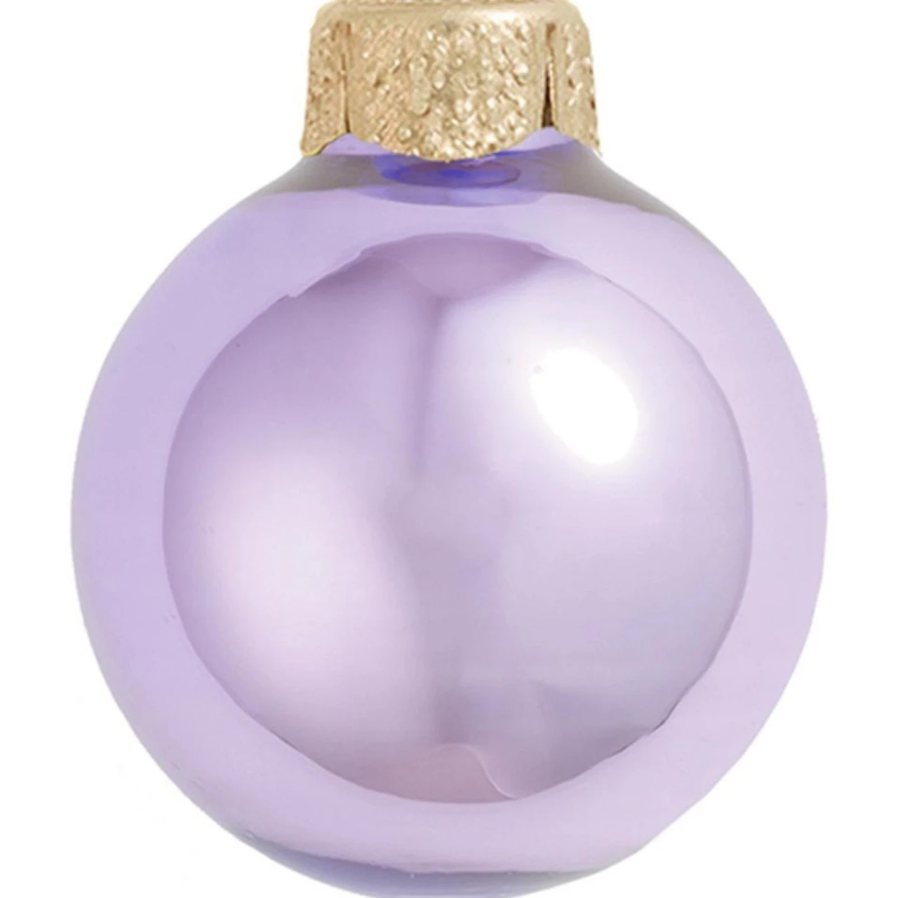 8ct Lavender Purple Pearl Glass Christmas Ball Ornaments 3.25" (80mm) 4 8ct Lavender Purple Pearl Glass Christmas Ball Ornaments 3.25" (80mm) - Image 2