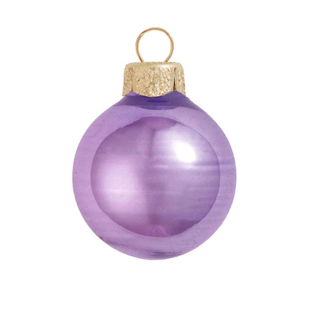 40ct Lavender Purple Pearl Glass Christmas Ball Ornaments 1.5" (38mm) 3 40ct Lavender Purple Pearl Glass Christmas Ball Ornaments 1.5" (38mm)