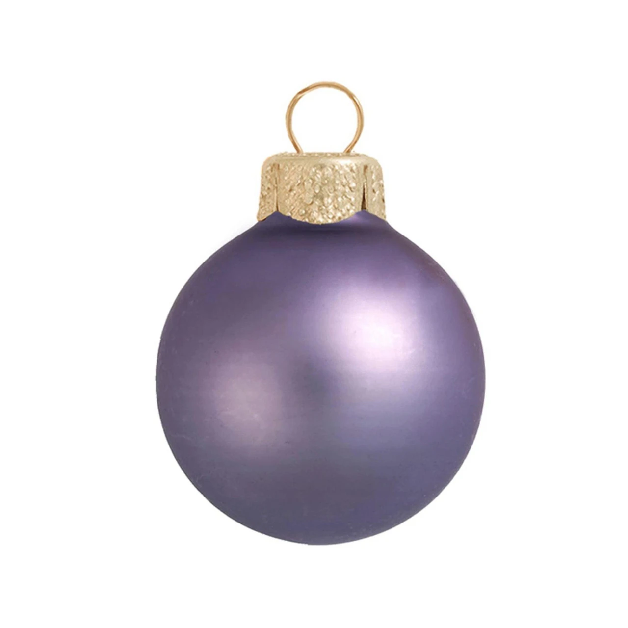 12ct Lilac Purple Matte Glass Christmas Ball Ornaments 2.75" (70mm) 3 12ct Lilac Purple Matte Glass Christmas Ball Ornaments 2.75" (70mm)