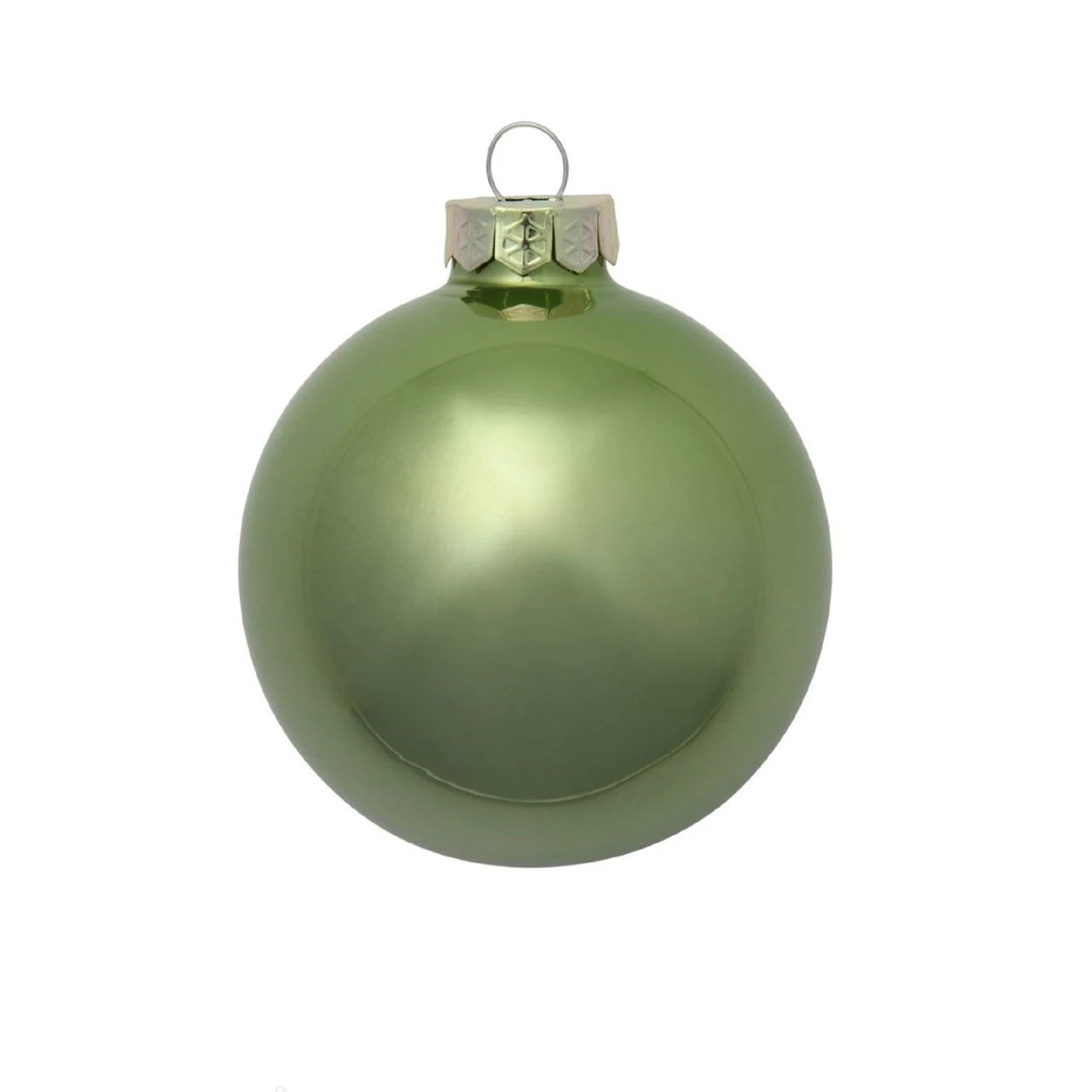 2ct Pearl Lime Green Glass Ball Christmas Ornaments 6" (150mm) 3 2ct Pearl Lime Green Glass Ball Christmas Ornaments 6" (150mm)