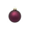 12ct Purple And Gold Matte Glass Christmas Ball Ornaments 2.75" (70mm)