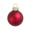 2ct Red Matte Glass Christmas Ball Ornaments 6" (150mm) -Optimal Christmas Shop dwhi 28327 1 61767.1667685126