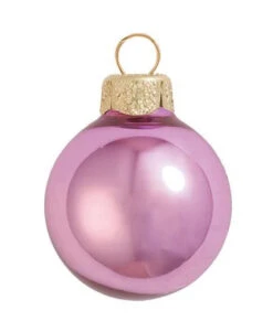 2ct Rosewood Pink Pearl Christmas Ball Ornaments 6" (150mm)