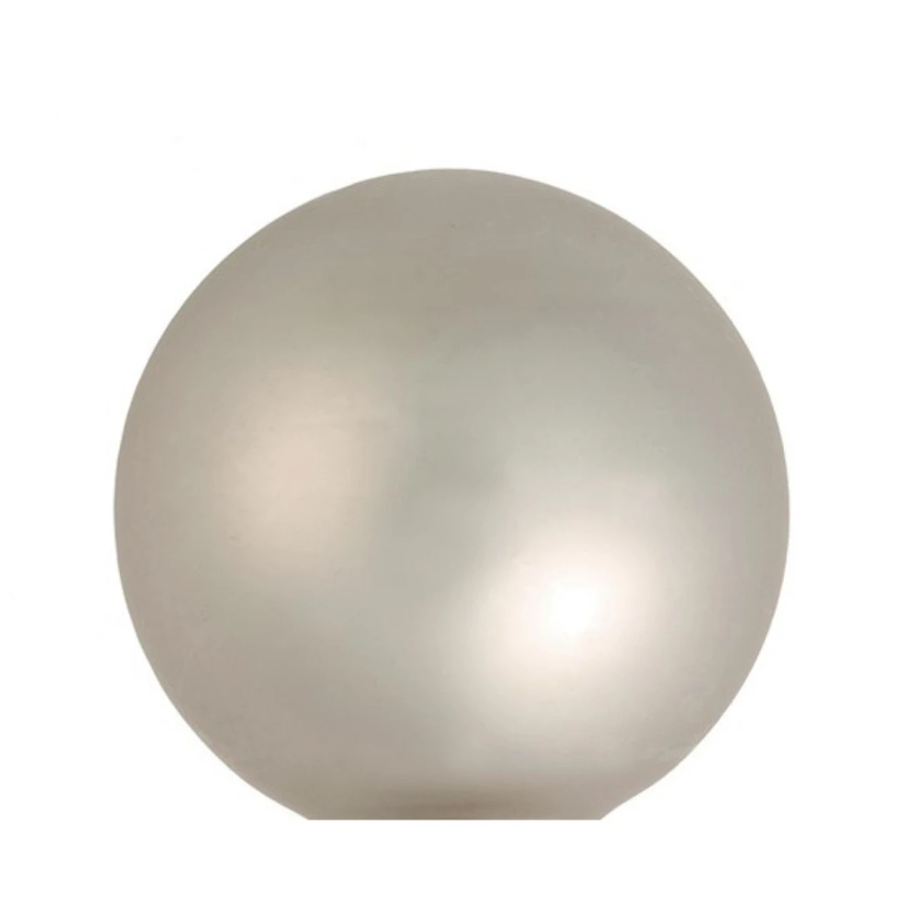 4ct Silver Glass Matte Christmas Ball Ornaments 4.75" (120mm) 4 4ct Silver Glass Matte Christmas Ball Ornaments 4.75" (120mm) - Image 2