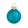 8ct Turquoise Blue Matte Glass Christmas Ball Ornaments 3.25" (70mm) -Optimal Christmas Shop dwhi 28484 01 66453.1667684626