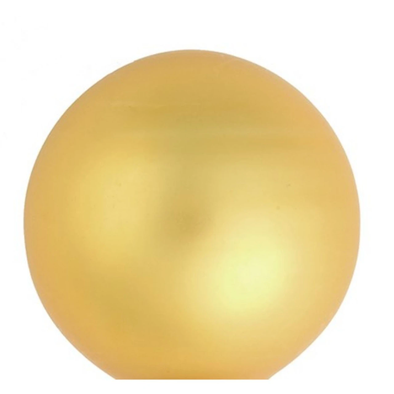 8ct Yellow Glass Matte Finish Christmas Ball Ornaments 3.25" (80mm) 4 8ct Yellow Glass Matte Finish Christmas Ball Ornaments 3.25" (80mm) - Image 2