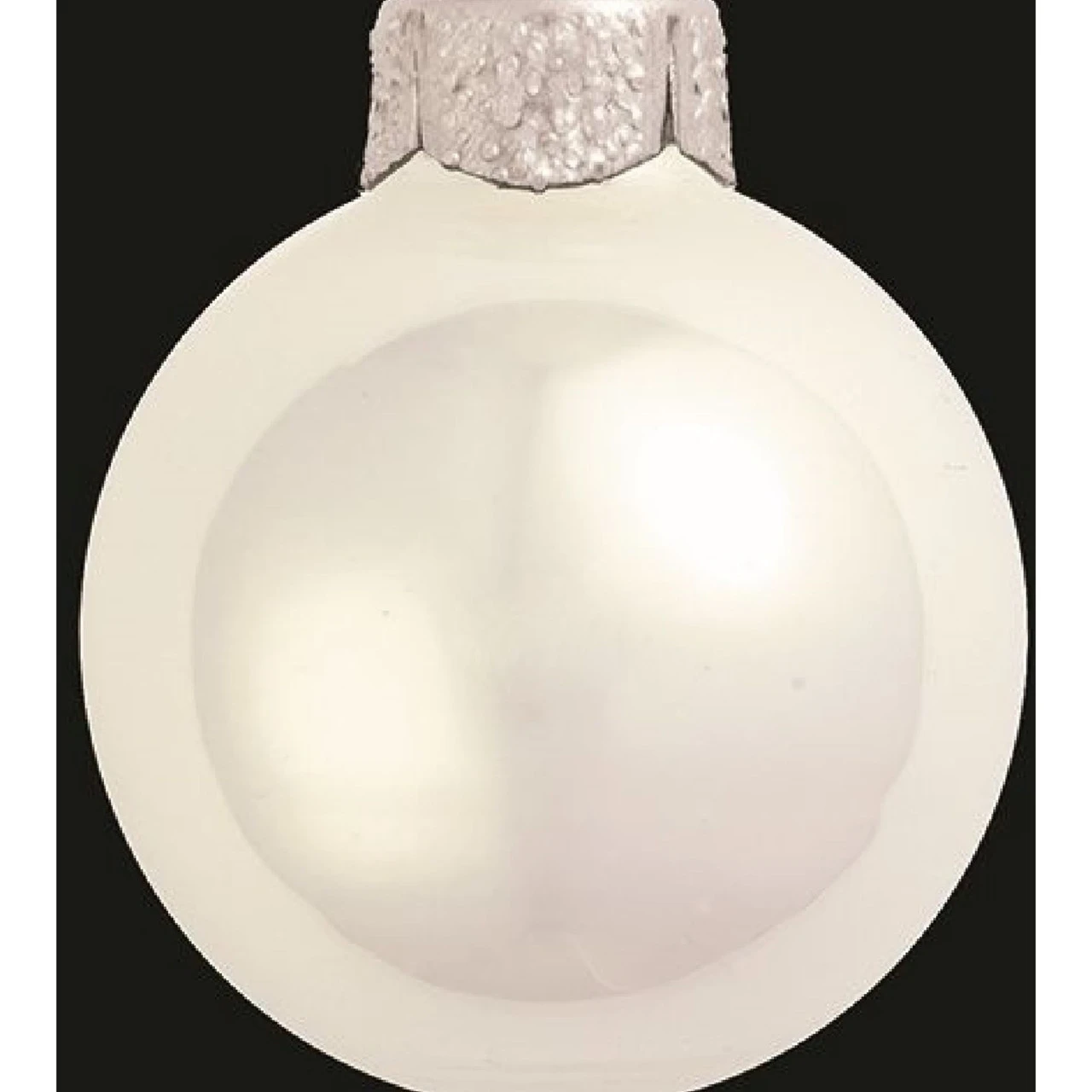 6ct Pearl White Polar Glass Ball Chistmas Ornaments 4" (100mm) 4 6ct Pearl White Polar Glass Ball Chistmas Ornaments 4" (100mm) - Image 2