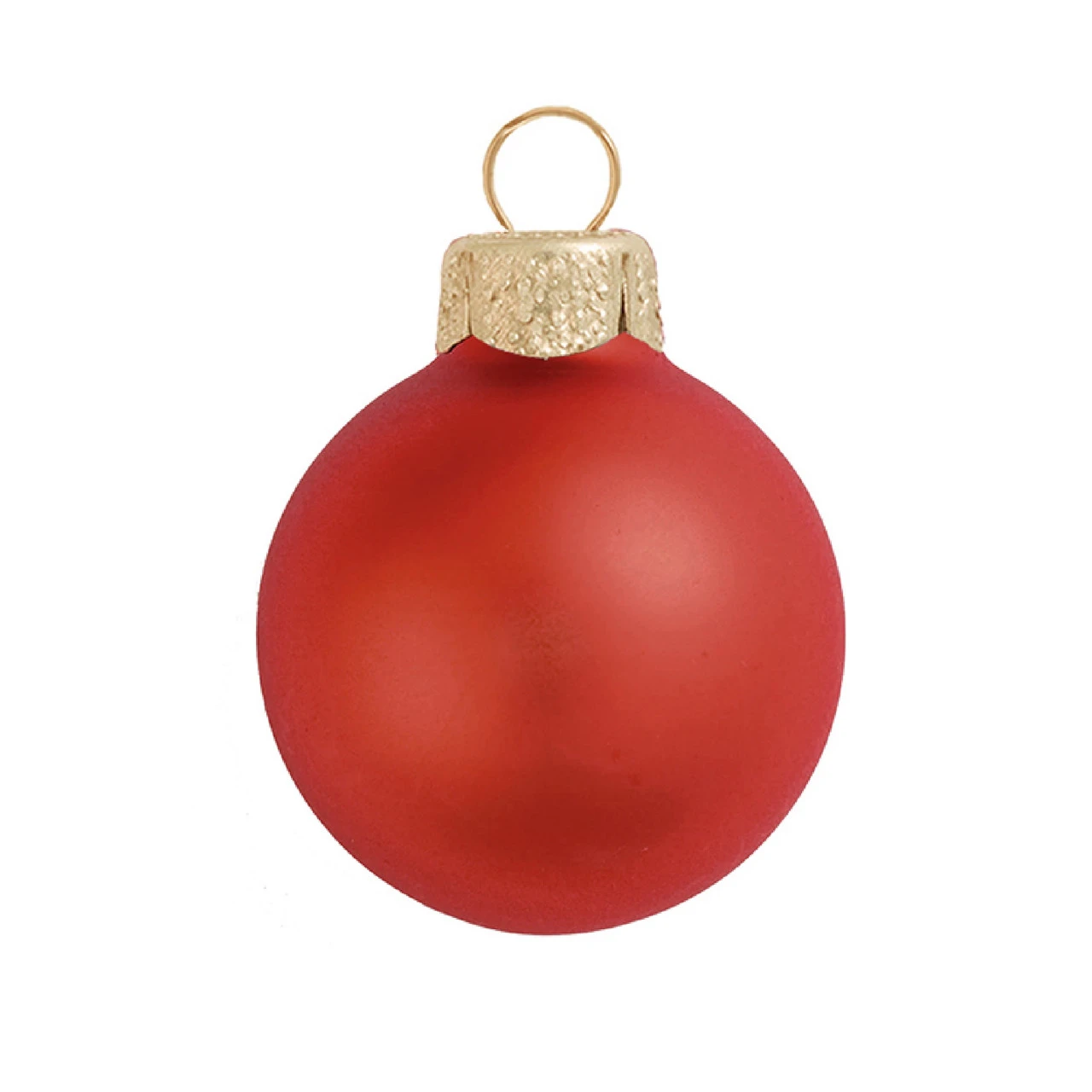 Matte Fire Orange Glass Ball Christmas Ornament 7" (180mm) 3 Matte Fire Orange Glass Ball Christmas Ornament 7" (180mm)