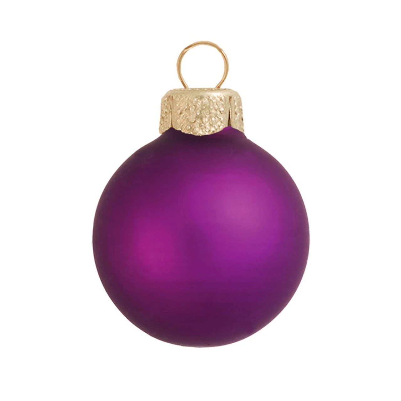 28ct Soft Purple Matte Glass Christmas Ball Ornaments 2" (50mm) 3 28ct Soft Purple Matte Glass Christmas Ball Ornaments 2" (50mm)