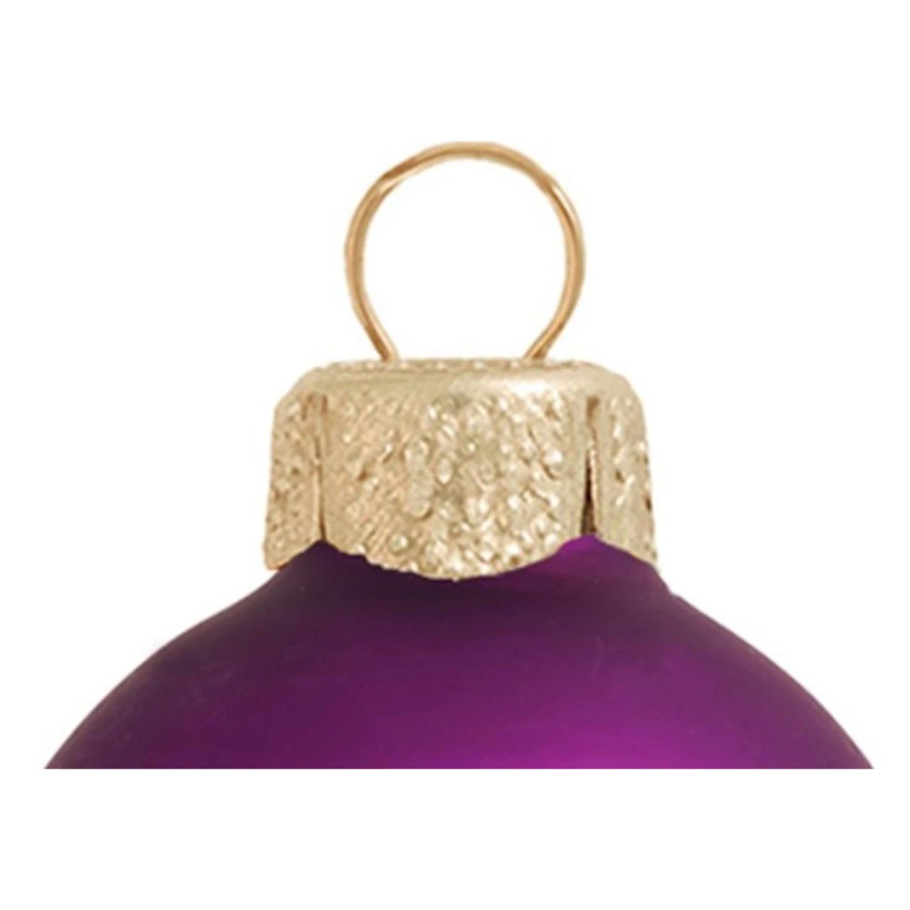 28ct Soft Purple Matte Glass Christmas Ball Ornaments 2" (50mm) 5 28ct Soft Purple Matte Glass Christmas Ball Ornaments 2" (50mm) - Image 3