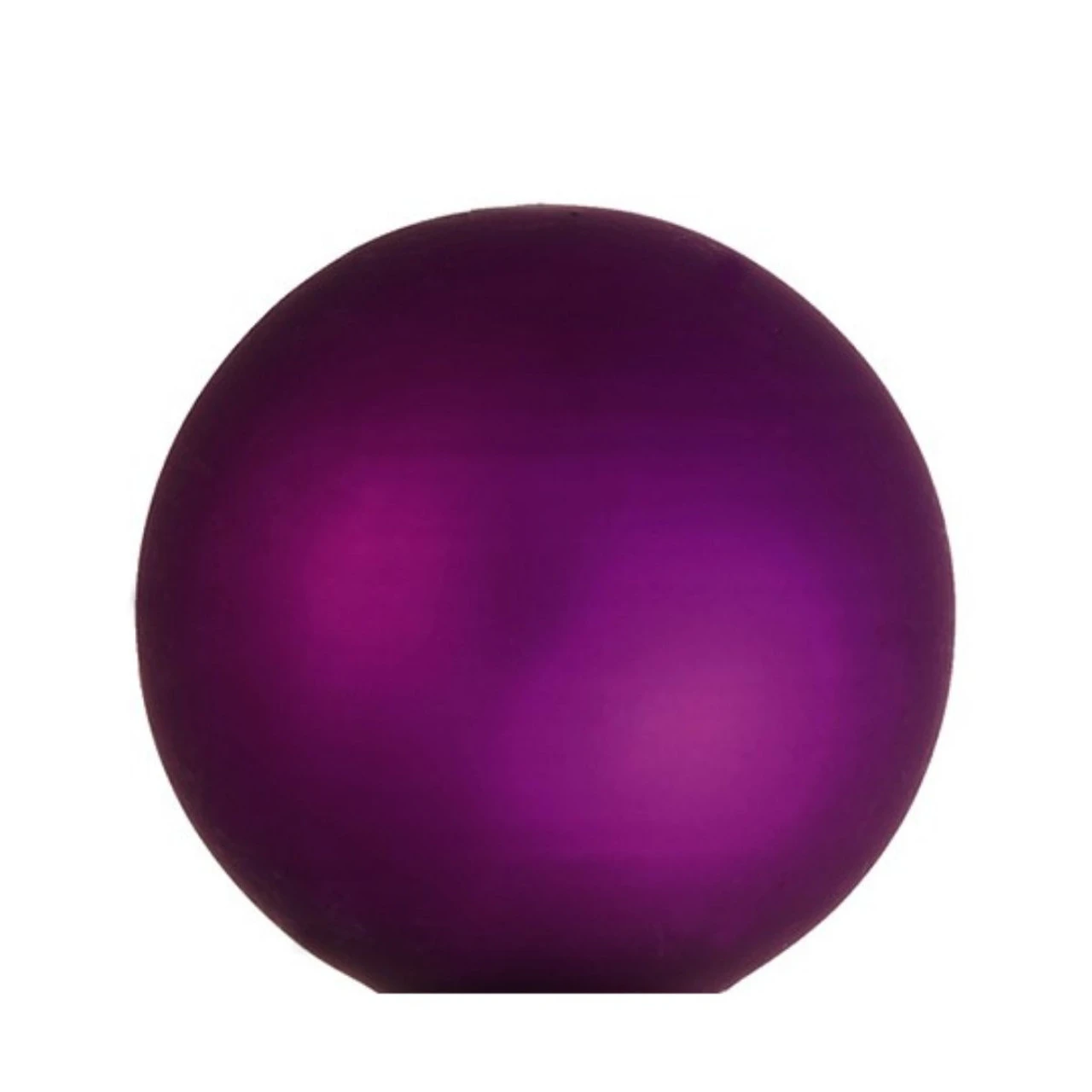 12ct Purple Glass Matte Finish Christmas Ball Ornaments 2.75" (70mm) 4 12ct Purple Glass Matte Finish Christmas Ball Ornaments 2.75" (70mm) - Image 2
