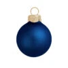 40ct Midnight Blue Matte Glass Christmas Ball Ornaments 1.5" (40mm) -Optimal Christmas Shop dwhi 28661 01 79416.1667773400