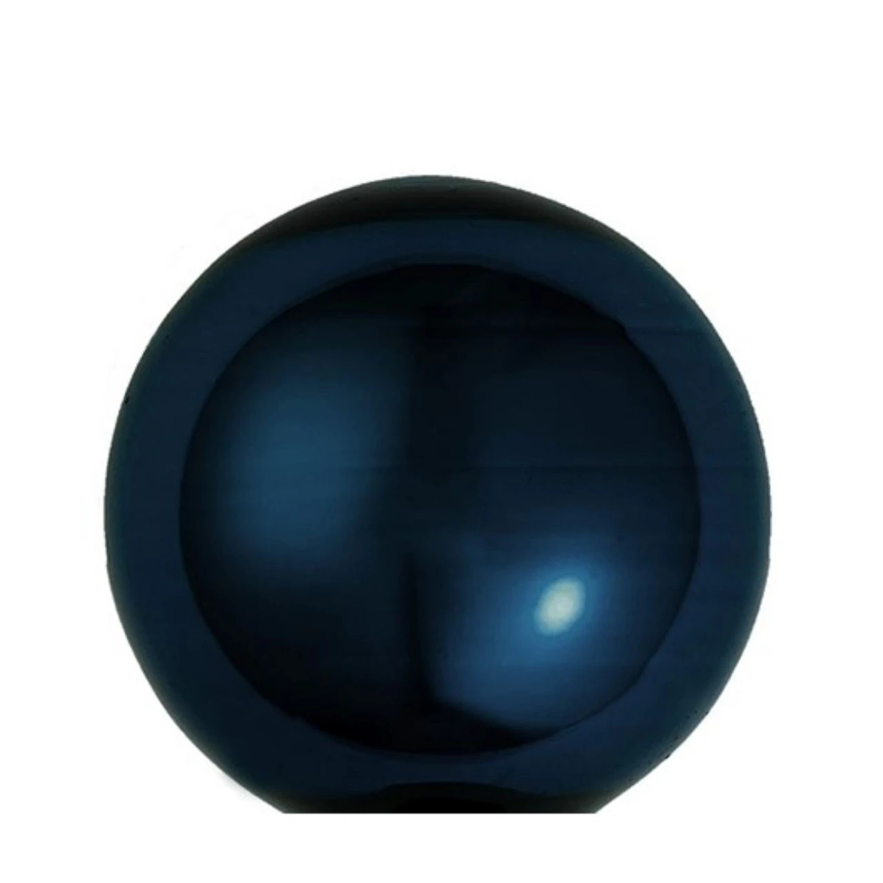6ct Midnight Blue Glass Shiny Christmas Ball Ornaments 4" (100mm) 4 6ct Midnight Blue Glass Shiny Christmas Ball Ornaments 4" (100mm) - Image 2