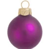12ct Purple Matte Glass Christmas Ball Ornaments 2.75" (70mm) -Optimal Christmas Shop dwhi 28683 29890.1667685155