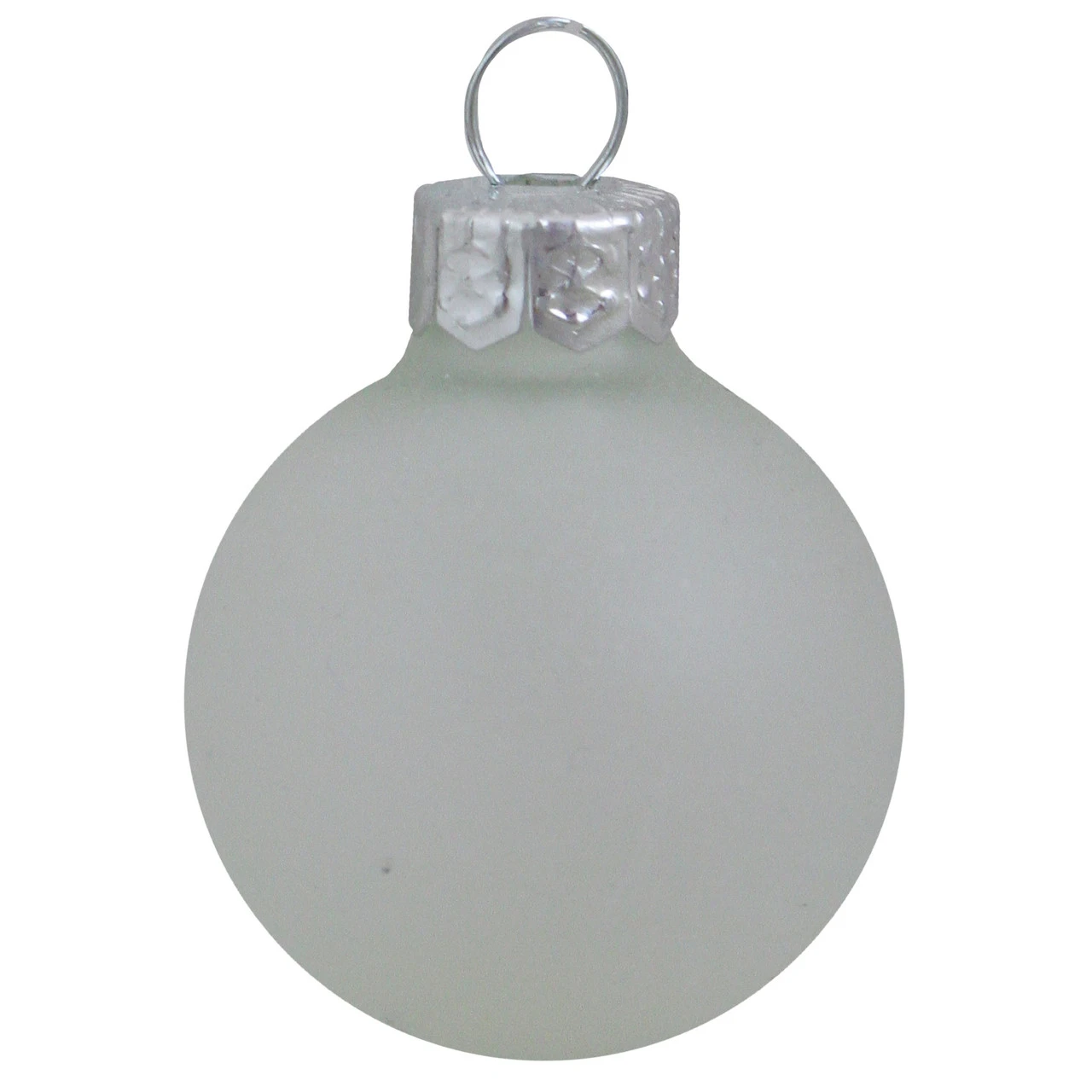 6ct Clear Frost Glass Ball Christmas Ornaments 4" (100mm) 3 6ct Clear Frost Glass Ball Christmas Ornaments 4" (100mm)