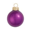 40ct Pearl Soft Plum Purple Glass Ball Christmas Ornaments 1.5" (40mm) -Optimal Christmas Shop dwhi 28731 01 32541.1667684707