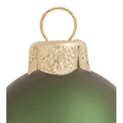 2ct Shale Green Matte Glass Christmas Ball Ornaments 6" (150mm) -Optimal Christmas Shop dwhi 28827 03 81082.1667685148