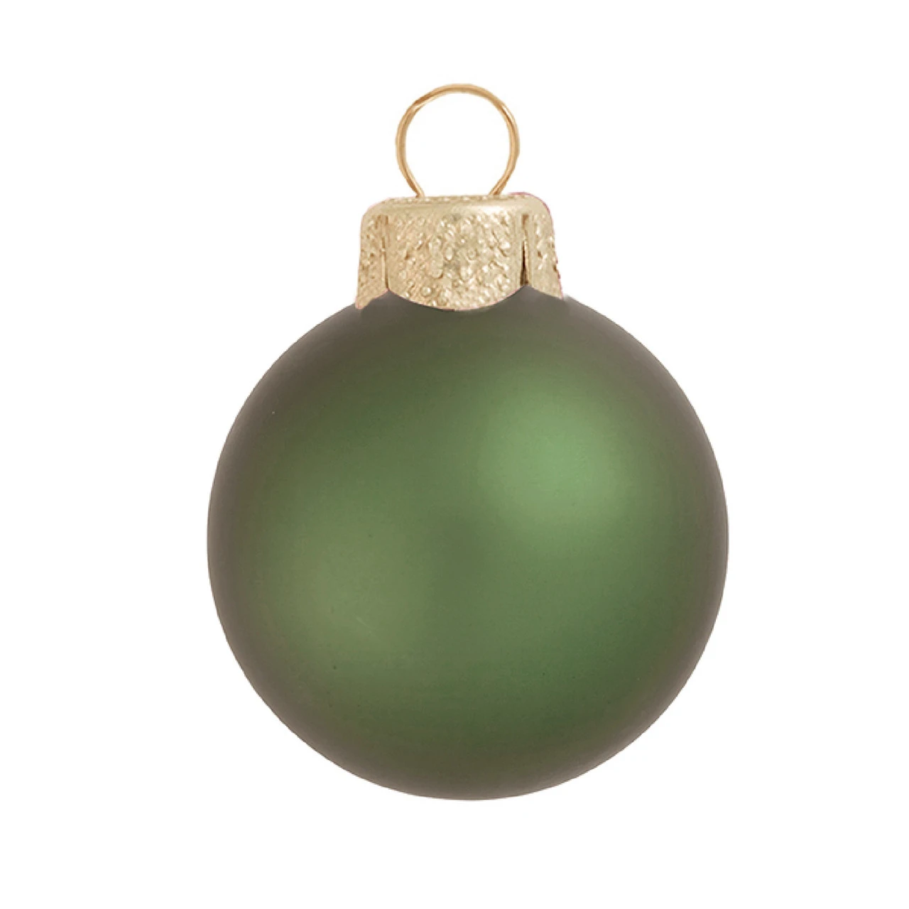 Matte Shale Green Glass Ball Christmas Ornament 7" (180mm) 3 Matte Shale Green Glass Ball Christmas Ornament 7" (180mm)