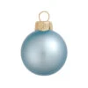 12ct Sky Blue Matte Glass Christmas Ball Ornaments 2.75" (70mm) -Optimal Christmas Shop dwhi 28853 01 09889.1667656031