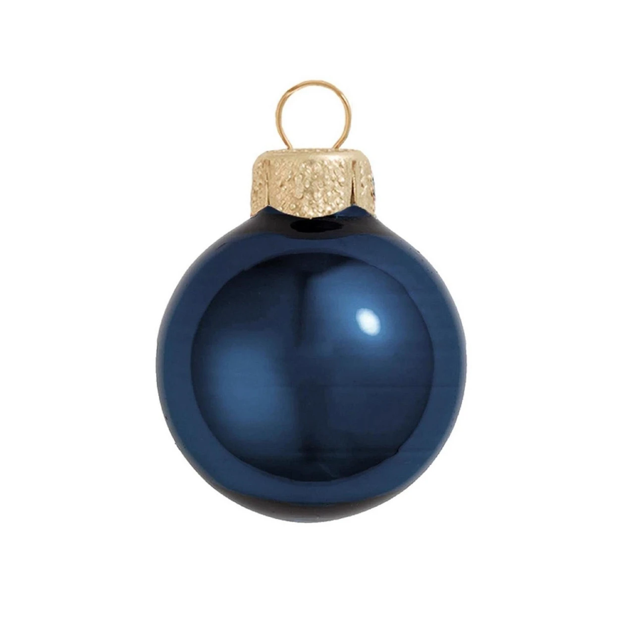2ct Midnight Blue Pearl Glass Christmas Ball Ornaments 6" (150mm) 3 2ct Midnight Blue Pearl Glass Christmas Ball Ornaments 6" (150mm)