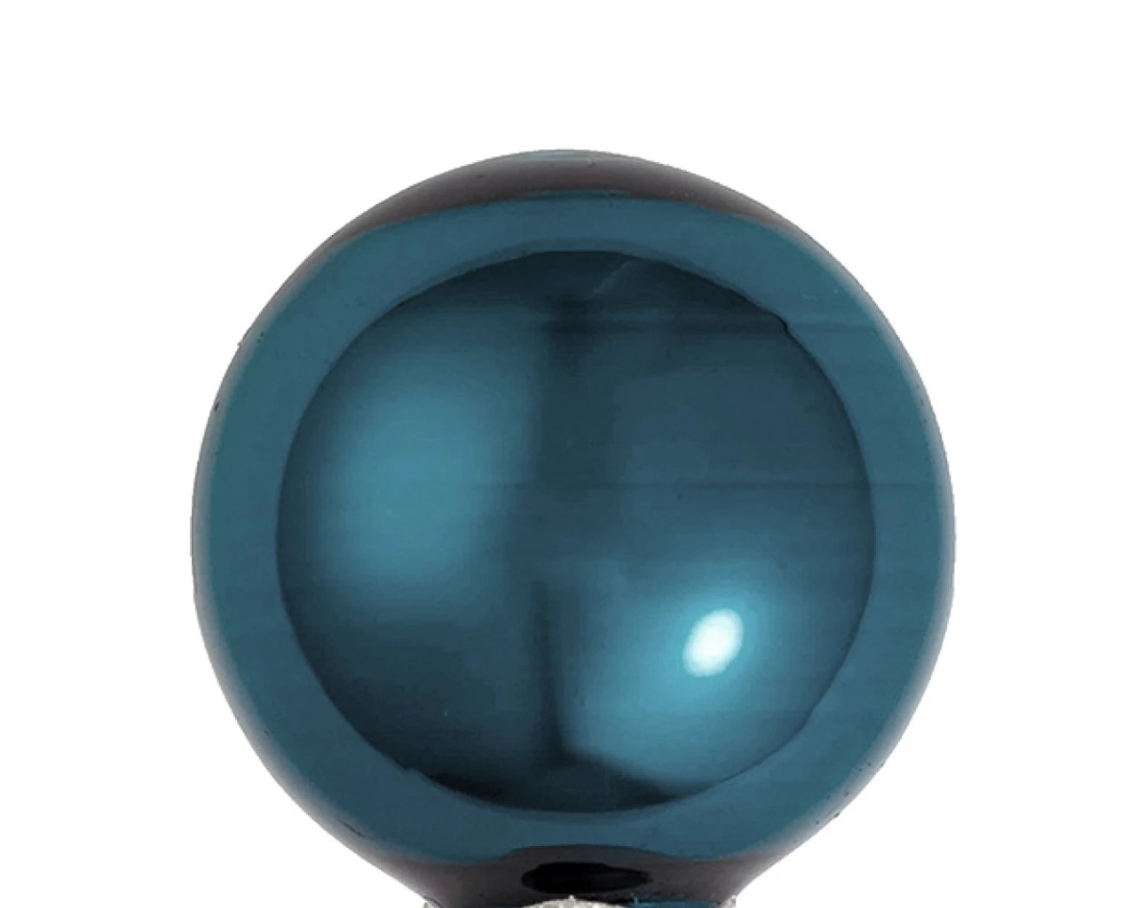 12ct Marine Blue Pearl Glass Christmas Ball Ornaments 2.75" (70mm) 4 12ct Marine Blue Pearl Glass Christmas Ball Ornaments 2.75" (70mm) - Image 2
